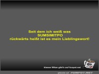 Seit dem ich wei� was