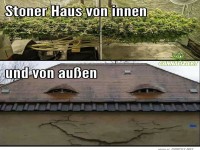 Lustiges Stoner-Haus innen und au�en