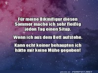 Fleissiger Situp jeden Tag