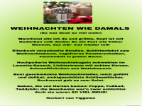 weihnachten wie damals