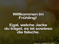 Frühlingsdilemma: Jackenwahl unmöglich!