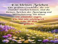 Kleines Zeichen, gro�e Wirkung!