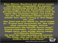 Eine Wiener Baufirma hat einen neuen Handlanger eingestellt