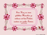 Sein Herz an einen geliebten Menschen