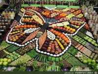 ein Schmetterling aus Obst