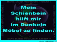 Mein Schienenbein