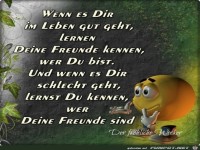 Wenn es Dir im Leben gut geht