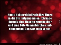 Gummibärchen mitgenommen.....