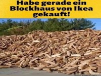 Blockhaus von Ikea