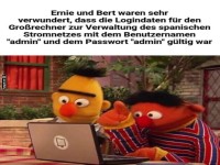 Ernie und Berts Sicherheitsüberraschung