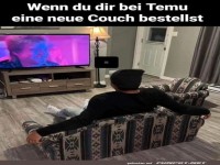 Die Couch aus dem Katalog der Entt�uschungen