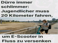 E-Scooter Oase in der D�rre