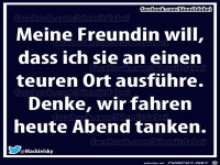 Mit Freundin ausgehen