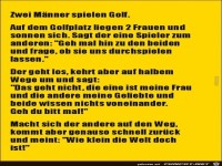 zwei M�nner spielen Golf........