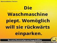 Die Waschmaschine piept