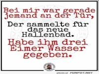3 Eimer Wasser