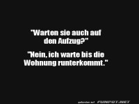 Witz �ber den Aufzug