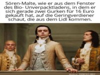 Sren-Malte und die teuren Bio-Gurken