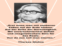 Zitat von Therese Giehse ber Gerechtigkeit