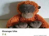 Orange Pl�schaffe zu verkaufen