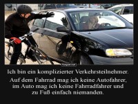 Verkehrs-Dilemma: Rad vs. Auto ?