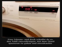 Speedy Waschmaschine, die Zeit verzieht