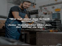 Wer hat den Mist hier gebaut?