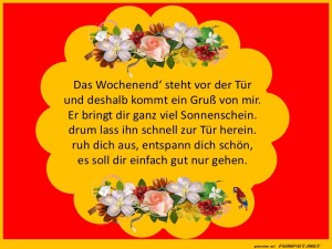 herz-Bild: Das Wochenend steht vor der T&uuml;r