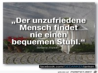 der unzufriedene Mensch