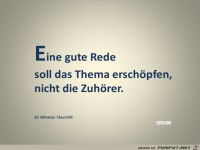 eine gute Rede