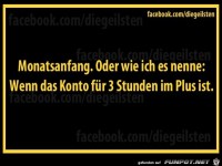 diegeilsten Monatsanfang