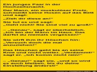 junges Paar in der Hochzeitsnacht