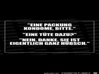 Eine Packung bitte