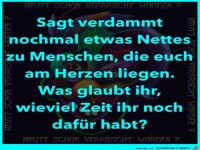 Sagt was nettes
