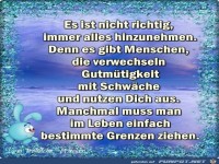 Es ist nicht richtig