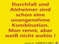 Durchfall und Alzheimer .........