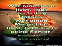 Wer eine Rose liebt