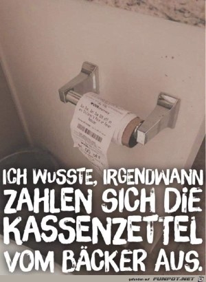 Für-irgendwas-müssen-die-Kassen-Bons-ja-gut-sein.jpg auf www.funpot.net