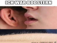 Ich war boostern