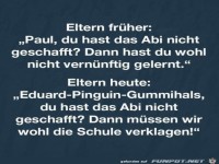 Eltern frher und heute