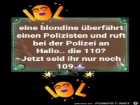 Eine Blondine