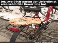 Pizzalieferung per Fahrrad - Neuer Standard!