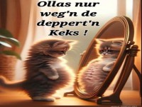 Wenn der Keks den Spiegel zum Lachen bringt