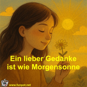 Ein-lieber-Gedanke-ist-wie-Morgensonne.png von Fossy