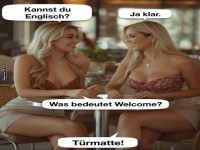 Wenn Englischkenntnisse auf den Punkt kommen
