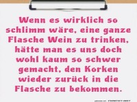 Korken-Dilemma beim Wein
