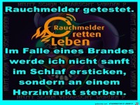 Rauchmelder getestet