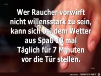 Wer Raucher...