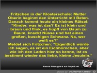 Fritzchen in der Klosterschule