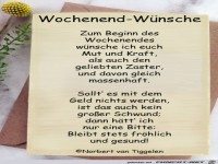 Die besten Wnsche zum Wochenende